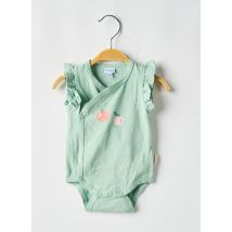 P'TIT BISOU - Body vert en coton - Fille - Taille TU - Modz