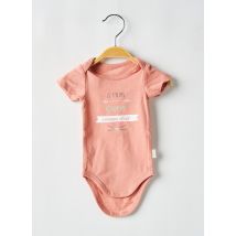P'TIT BISOU - Body rose en coton - Fille - Taille TU - Modz