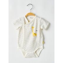 P'TIT BISOU - Body beige en coton - Garçon - Taille TU - Modz