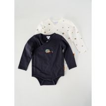 P'TIT BISOU - Body lingerie gris en coton - Garçon - Taille TU - Modz