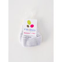 P'TIT BISOU - Gants gris en autre matiere - Enfant - Taille Prématuré - Modz