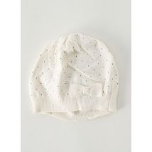 MARESE - Bonnet beige en coton - Fille - Taille TU - Modz