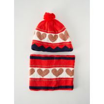 MARESE - Bonnet rouge en coton - Fille - Taille TU - Modz