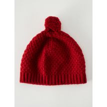 OOXOO - Bonnet rouge en coton - Enfant - Taille TU - Modz