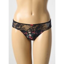 MARIE JO - String noir en polyamide - Femme - Taille 36 - Modz