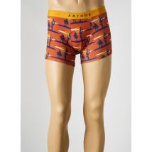 ARTHUR - Boxer orange en coton - Homme - Taille M - Modz