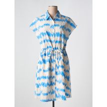 IT HIPPIE - Robe mi-longue bleu en coton - Femme - Taille 40 - Modz