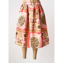 DORALISA - Jupe mi-longue rose en polyester - Femme - Taille TU - Modz