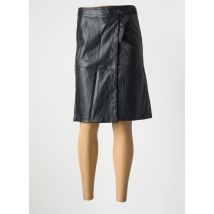 ESCANDELLE - Jupe mi-longue noir en polyurethane - Femme - Taille 36 - Modz