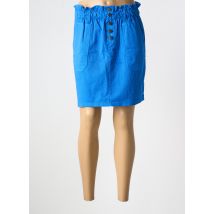 APRIL VINTAGE - Jupe courte bleu en coton - Femme - Taille 36 - Modz