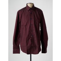 CASAMODA - Chemise manches longues rouge en coton - Homme - Taille M - Modz