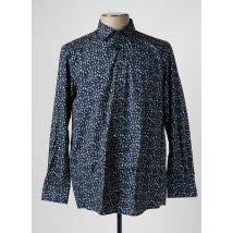 VENTI - Chemise manches longues bleu en coton - Homme - Taille XXL - Modz