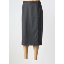 WEINBERG - Jupe mi-longue gris en laine - Femme - Taille 48 - Modz