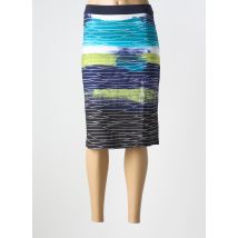 SOMMERMANN - Jupe mi-longue bleu en viscose - Femme - Taille 48 - Modz