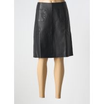 MORE & MORE - Jupe mi-longue noir en cuir - Femme - Taille 40 - Modz