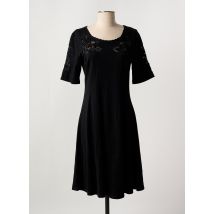 LEO & UGO - Robe mi-longue noir en viscose - Femme - Taille 40 - Modz