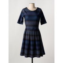 FILLE A SUIVRE - Robe mi-longue bleu en polyester - Femme - Taille 38 - Modz