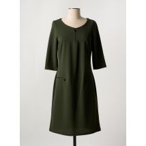 FILLE A SUIVRE - Robe mi-longue vert en polyester - Femme - Taille 38 - Modz