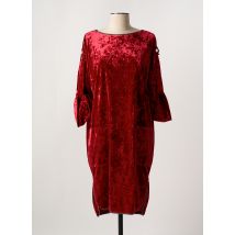 COTTONADE - Robe mi-longue rouge en polyester - Femme - Taille 38 - Modz