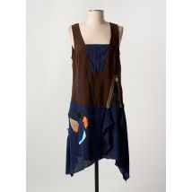 ENJOY - Robe courte marron en polyester - Femme - Taille 40 - Modz