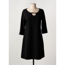 HALOGENE - Robe courte noir en polyester - Femme - Taille 42 - Modz