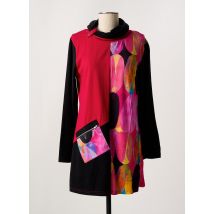 FIGURE LIBRE - Robe courte rouge en coton - Femme - Taille 46 - Modz