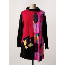 AURA BY FIGURE LIBRE - Robe courte rouge en coton - Femme - Taille 50 - Modz