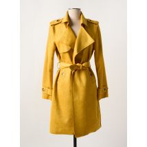 VOYELLES - Trench jaune en polyester - Femme - Taille 36 - Modz