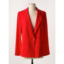 FEMMES JE VOUS AIME - Blazer rouge en polyester - Femme - Taille 38 - Modz