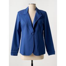HALOGENE - Blazer bleu en polyester - Femme - Taille 38 - Modz