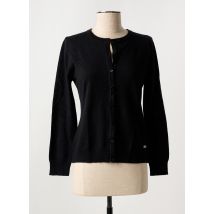 DANEVA - Gilet manches longues noir en laine - Femme - Taille 44 - Modz