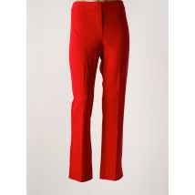 MODE DE PARIS - Pantalon slim rouge en viscose - Femme - Taille 46 - Modz