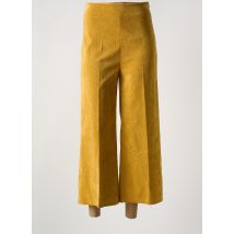 MISS SIDECAR - Pantalon 7/8 jaune en polyester - Femme - Taille 36 - Modz