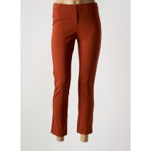 MODE DE PARIS - Pantalon slim orange en viscose - Femme - Taille 50 - Modz