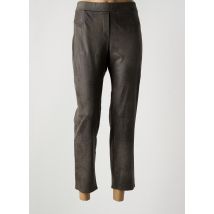 HALOGENE - Jegging gris en polyester - Femme - Taille 46 - Modz