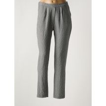 KOKOMARINA - Pantalon droit gris en polyester - Femme - Taille 38 - Modz