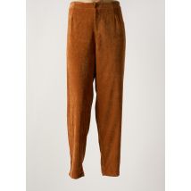 KOKOMARINA - Pantalon droit marron en polyester - Femme - Taille 44 - Modz