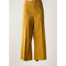 MISS SIDECAR - Pantalon 7/8 jaune en polyester - Femme - Taille 44 - Modz