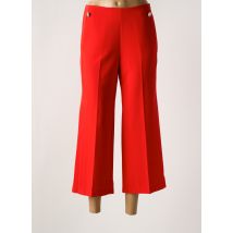 MISS SIDECAR - Pantalon 7/8 orange en coton - Femme - Taille 38 - Modz