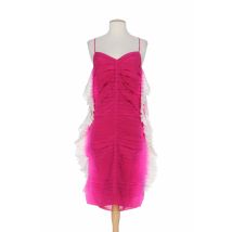 MINE DE RIEN - Robe longue rose en soie pour femme - Taille 40 - Modz