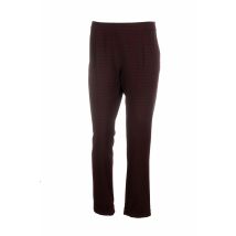 MANILA GRACE - Pantalon droit rouge en polyester pour femme - Taille 38 - Modz