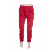 MANILA GRACE - Pantalon 7/8 rouge en coton pour femme - Taille 36 - Modz