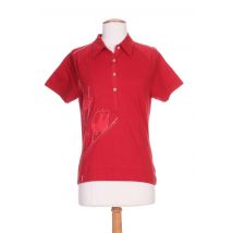 LAFUMA - Polo rouge en coton pour femme - Taille 36 - Modz