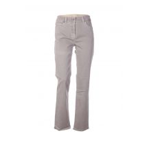 ANNA MONTANA - Pantalon droit gris en coton pour femme - Taille W23 L30 - Modz