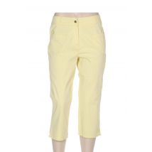 QUATTRO - Pantacourt jaune en coton pour femme - Taille 38 - Modz