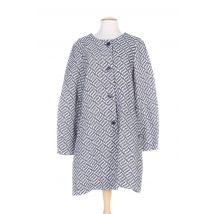 LE PHARE DE LA BALEINE - Manteau long bleu en coton pour femme - Taille 42 - Modz