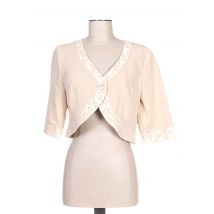 QUATTRO - Boléro beige en polyester pour femme - Taille 38 - Modz
