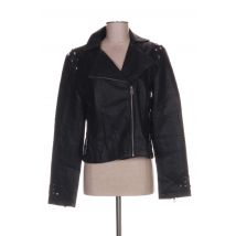 REDSOUL - Veste simili cuir noir en polyurethane pour femme - Taille 34 - Modz