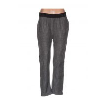 REDSOUL - Pantalon droit noir en coton pour femme - Taille 40 - Modz