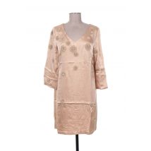 MINE DE RIEN - Robe courte beige en soie pour femme - Taille 36 - Modz